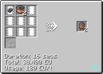 Example recipe of Polyethylene